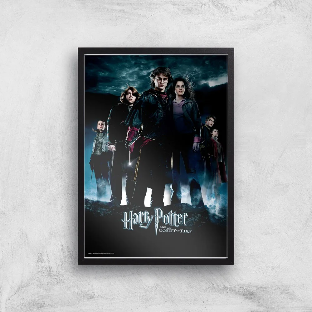 Harry Potter and the Goblet Of Fire Giclee Art Print - A4 - Black Frame Image 1