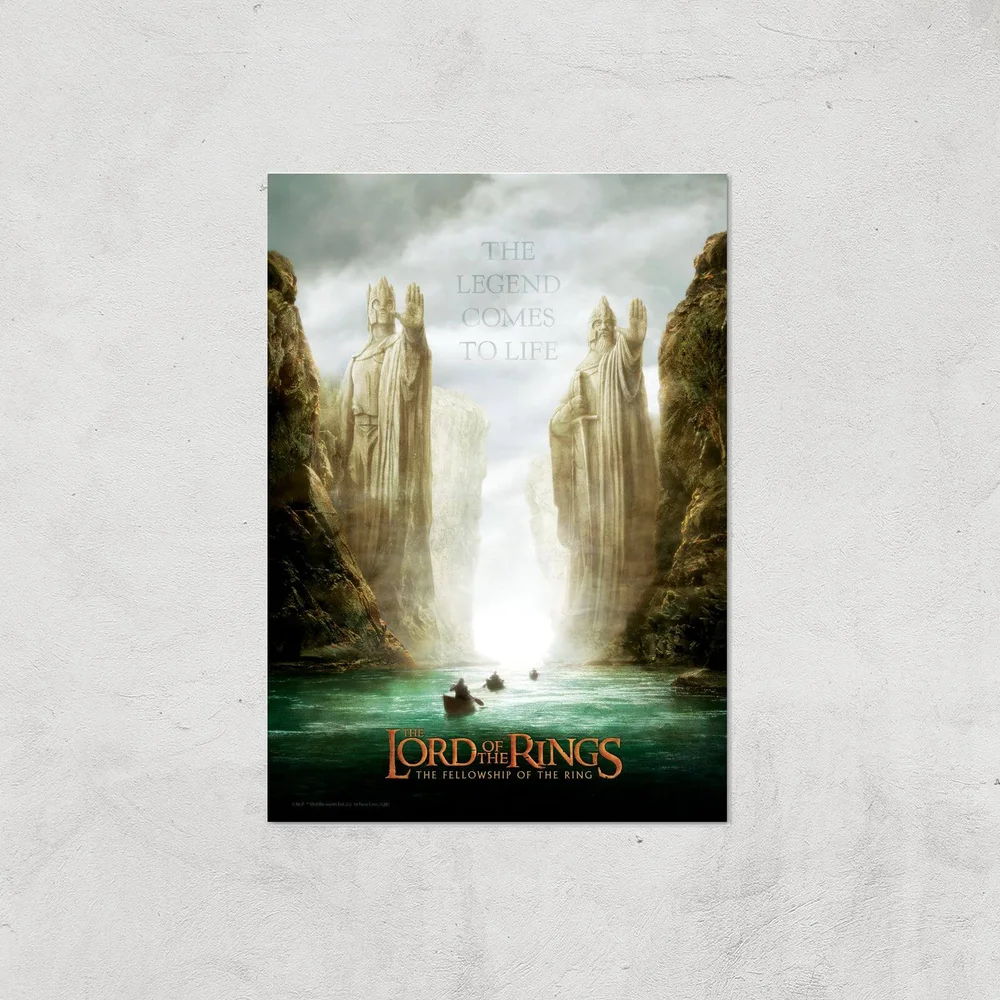 Lord Of The Rings: The Fellowship Of The Ring Giclee Art Print - A3 - Print Only Image 1