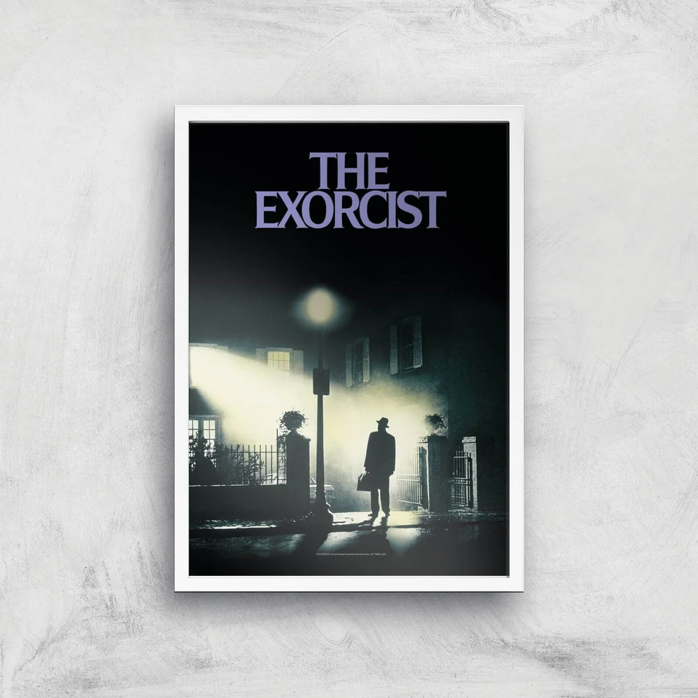 Affiche Poster L'Exorciste Giclee Art Print - A4 - White Frame Image 1