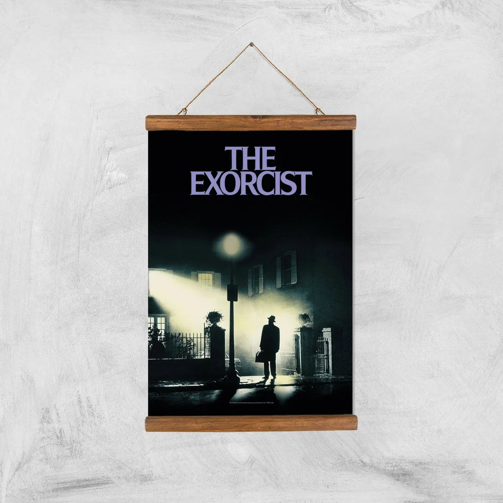 Affiche Poster L'Exorciste Giclee Art Print - A3 - Wooden Hanger Image 1