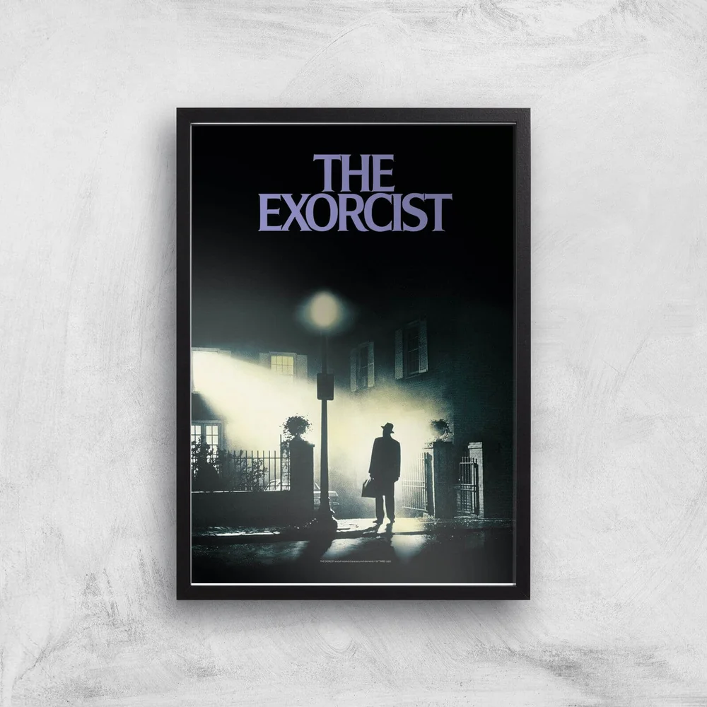 Affiche Poster L'Exorciste Giclee Art Print - A3 - Black Frame Image 1