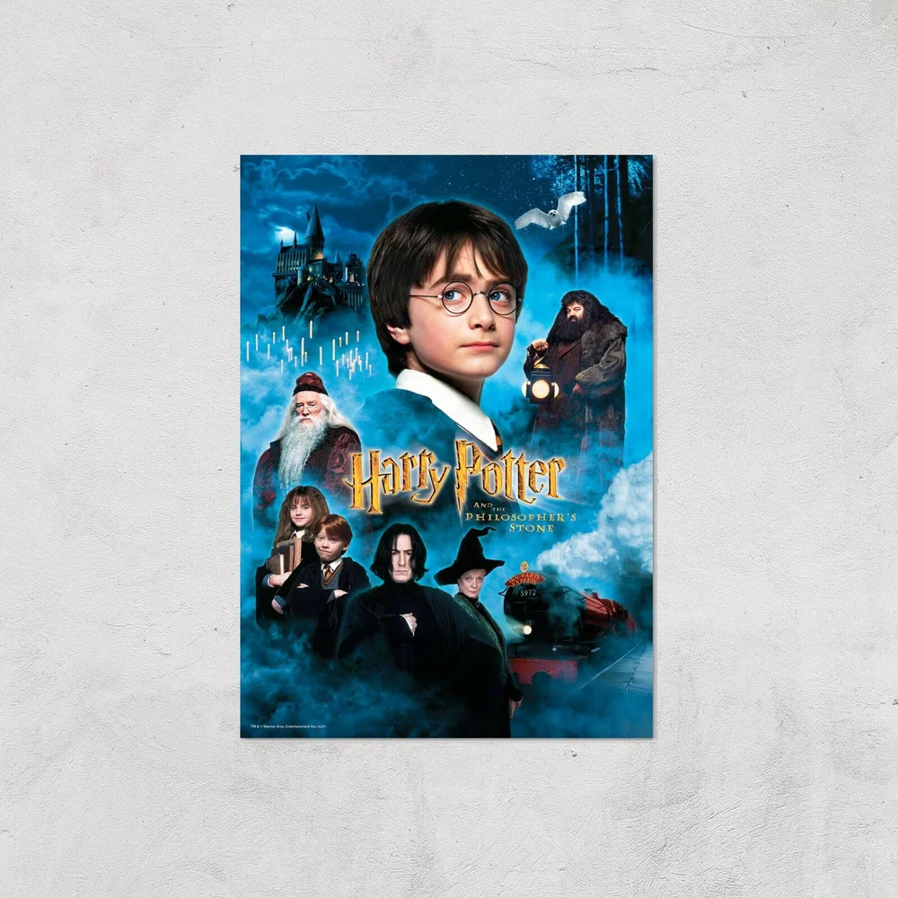 Harry Potter and the Philosopher's Stone Giclee Art Print - A4 - Print Only Image 1