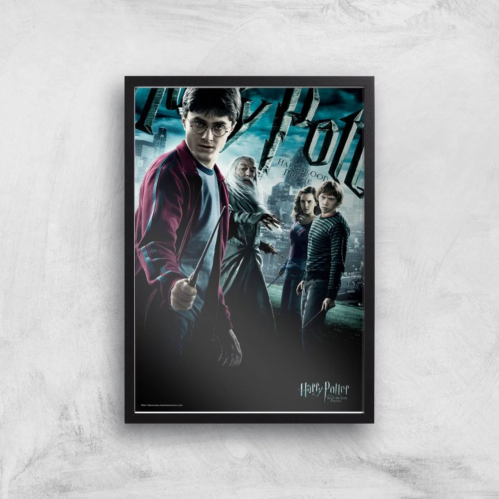 Harry Potter and the Half-Blood Prince Giclee Art Print - A2 - Black Frame Image 1