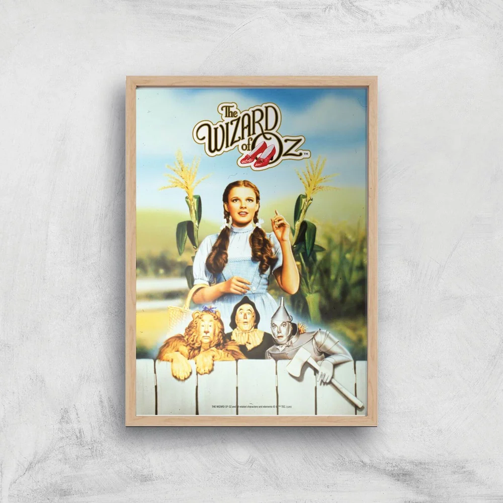 The Wizard Of Oz Giclee Art Print - A2 - Wooden Frame Image 1
