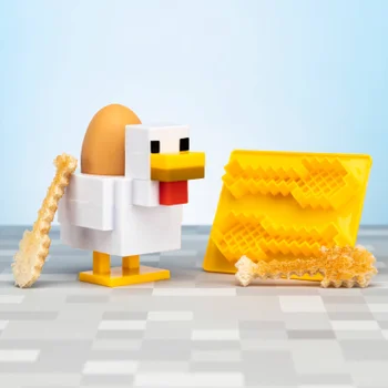 Minecraft Chicken Egg Coupeur de tasses et coupe-pain
