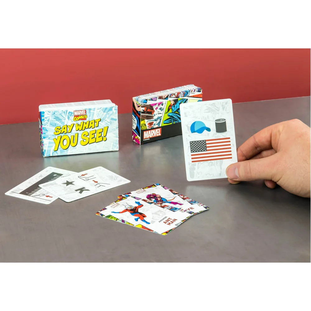 Jeu de cartes Marvel Dire ce que vous voyez Image 1