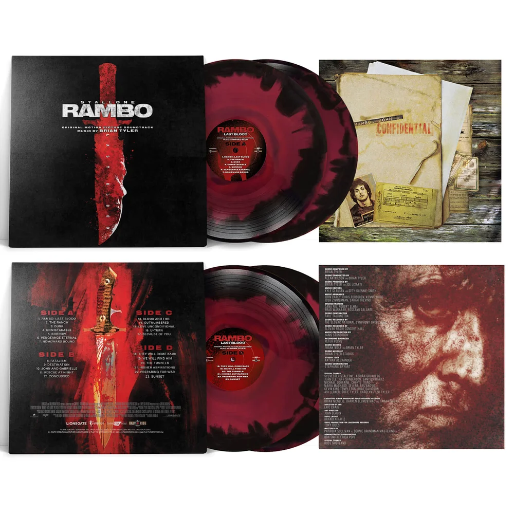 Rambo Last Blood Original Motion Picture Soundtrack - Zavvi Exclusive 2 x Colour LP Image 1