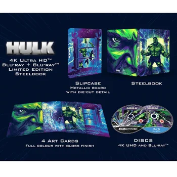 Hulk (2003) - 4K Ultra HD Coffret, Exclusivité Zavvi (Blu-ray 2D inclus)