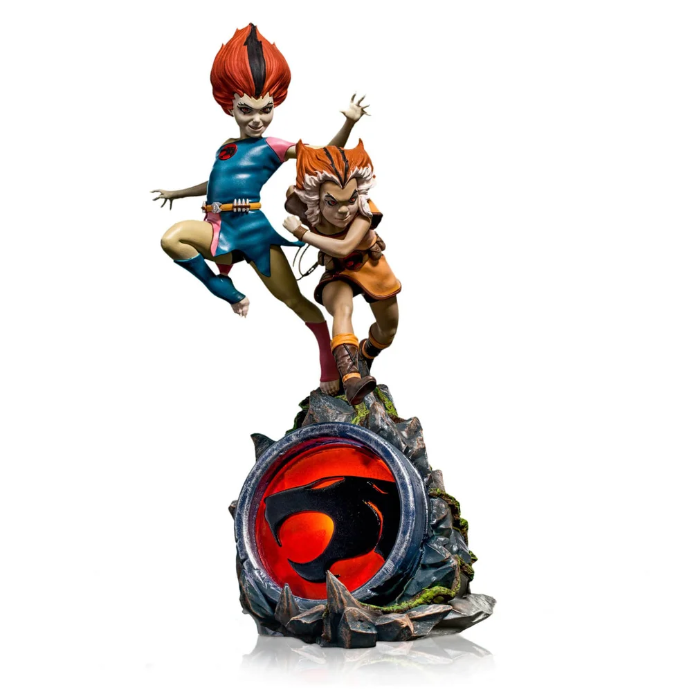 Iron Studios Cosmocats BDS Statuette à l'échelle artistique 1/10 WilyKit et WilyKat 22 cm Image 1