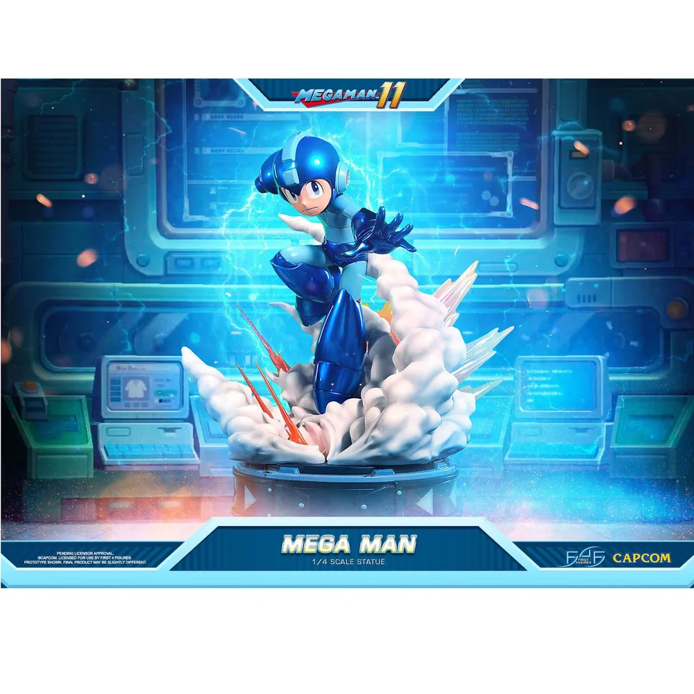 First 4 Figures Mega Man 11, Statuette à l'échelle 1/4 Mega Man 42 cm Image 1