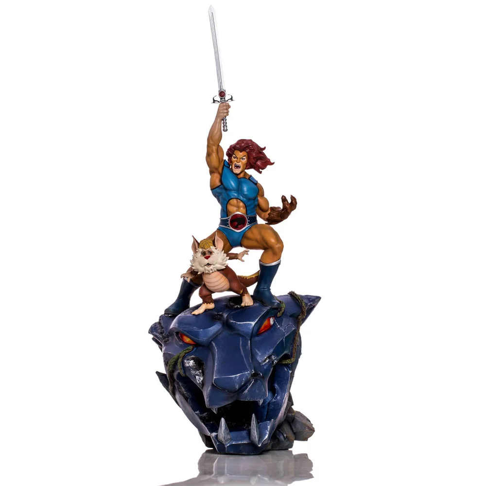Iron Studios Cosmocats BDS Statuette à l'échelle artistique Deluxe 1/10 Lion-O et Snarf 43 cm Image 1