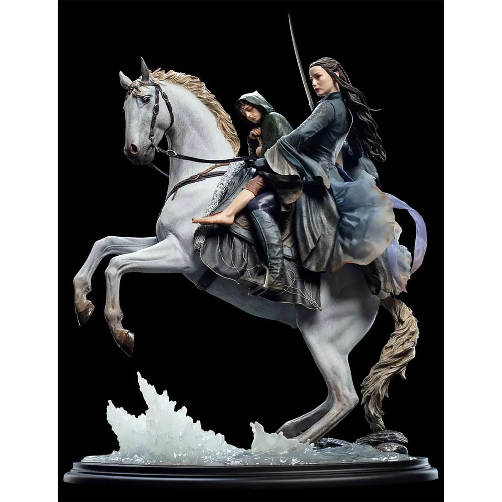 Weta Collectibles Le Seigneur des Anneaux Statuette à l'échelle 1/6 Arwen et Frodon sur Asfaloth 40 cm Image 1