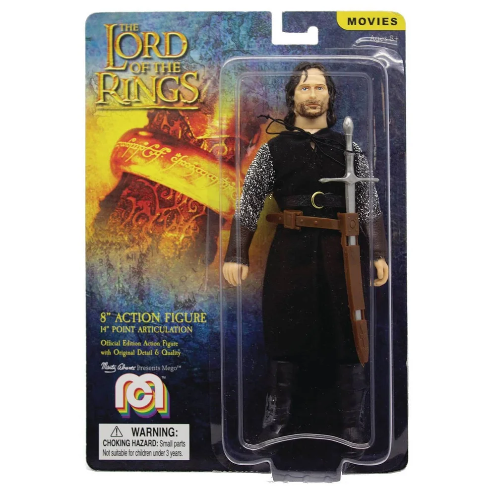 Mego Le Seigneur des Anneaux, Figurine articulée Aragorn 20 cm Image 1