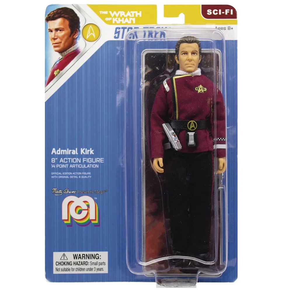 Mego Star Trek II - WOK Figurine articulée Amiral Kirk 20 cm Image 1