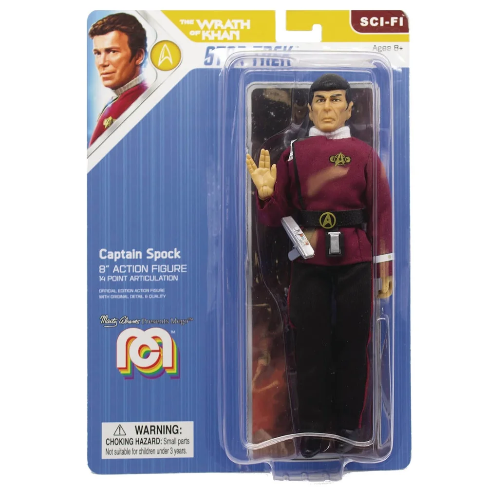 Mego Star Trek II - WOK - Figurine articulée Capitaine Spock de 20 cm Image 1