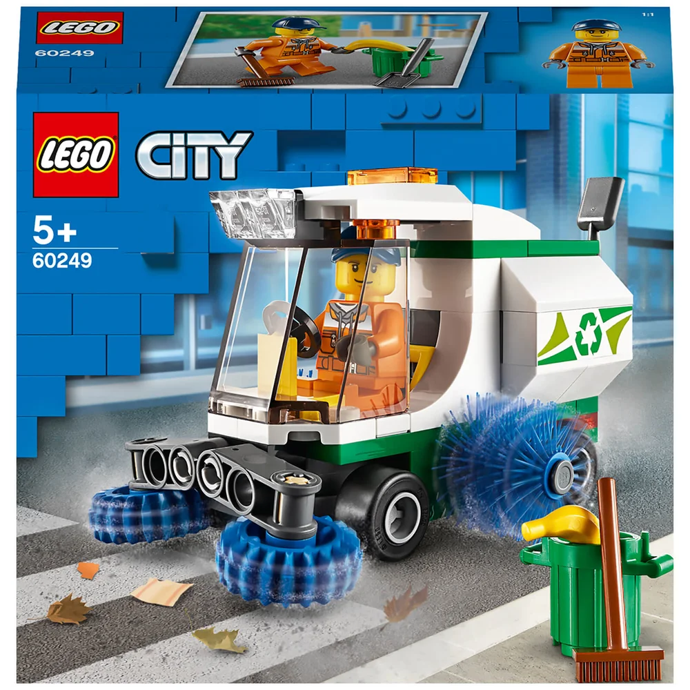 LEGO City : LEGO City : La balayeuse de voirie avec Chauffeur Jouet (60249) Image 1