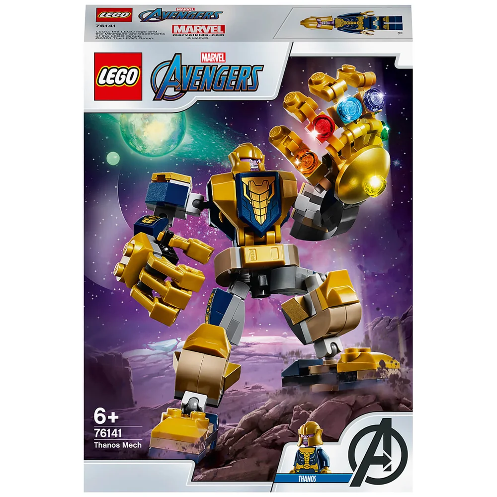 LEGO Super Heroes : Ensemble de Jeu de Construction Marvel Avengers Le robot de Thanos (76141) Image 1