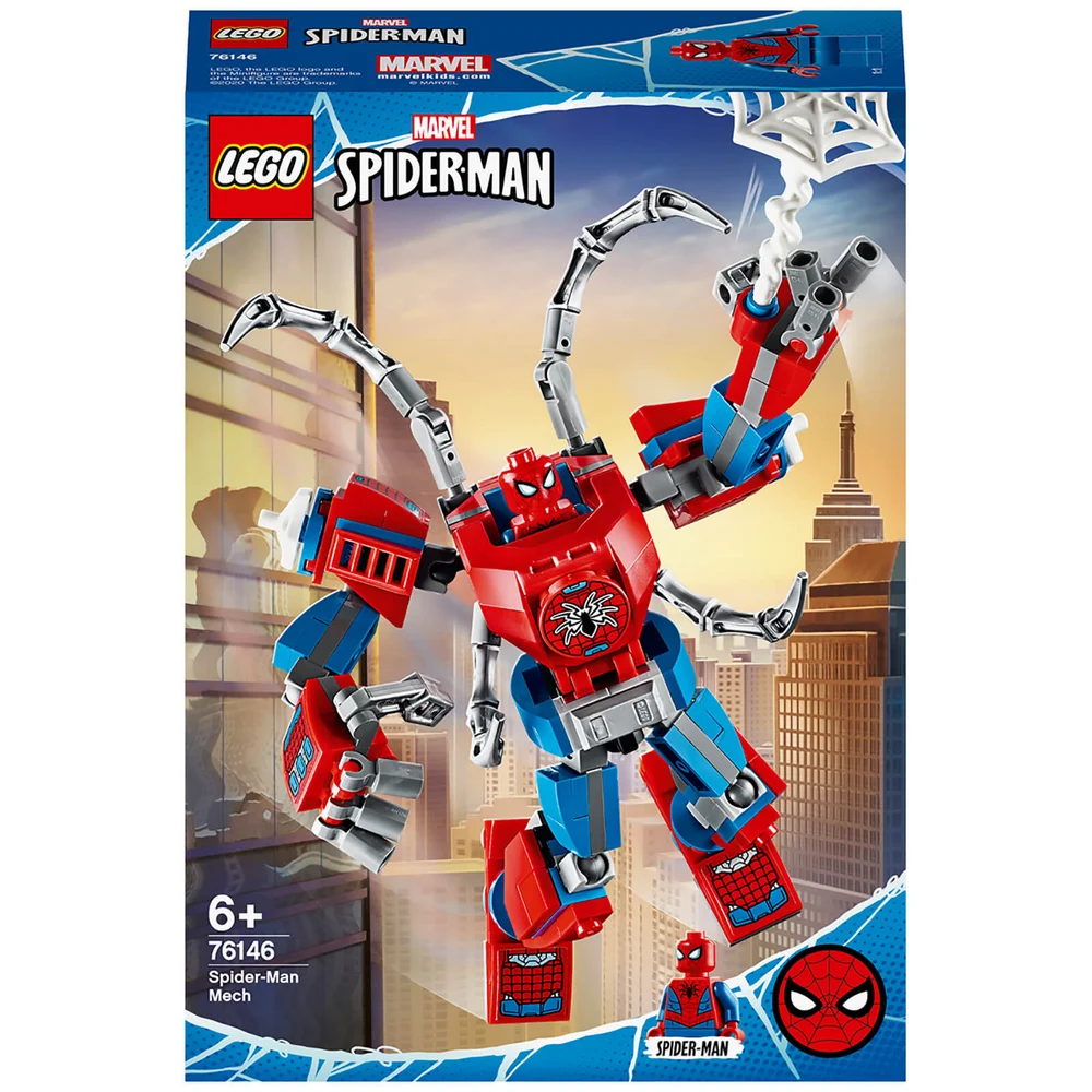 LEGO Super Heroes : Ensemble de Jeu de Construction Marvel Spider-Man Le robot de Spider-Man (76146) Image 1