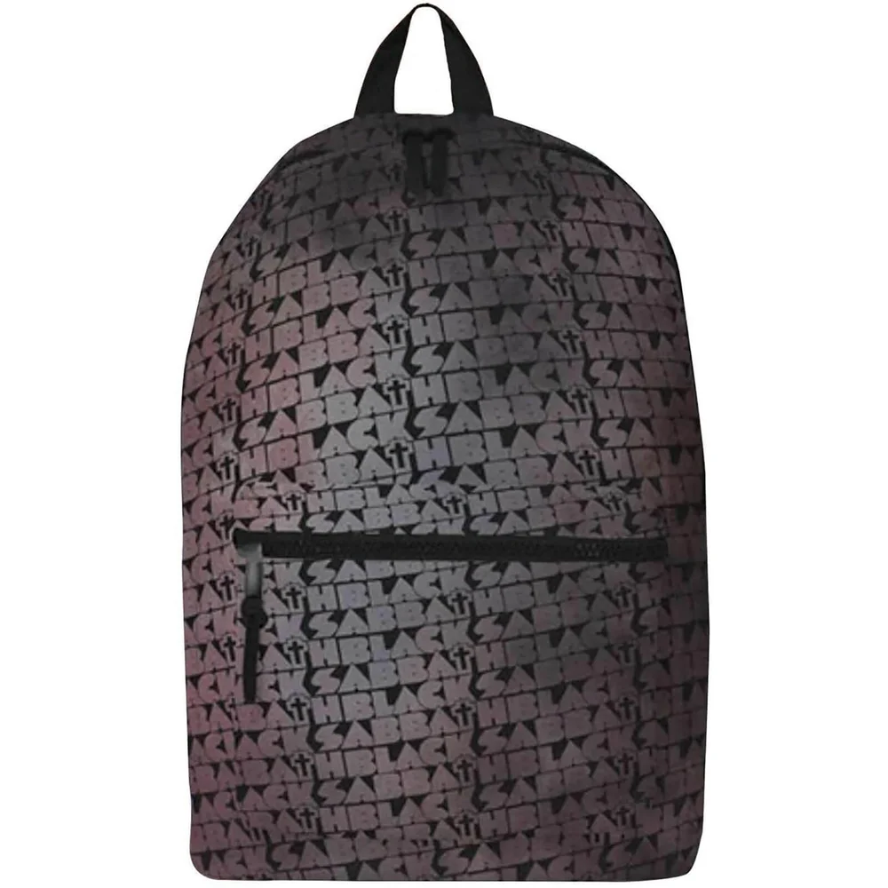 Sac à dos Distress Cross Rocksax Black Sabbath Image 1