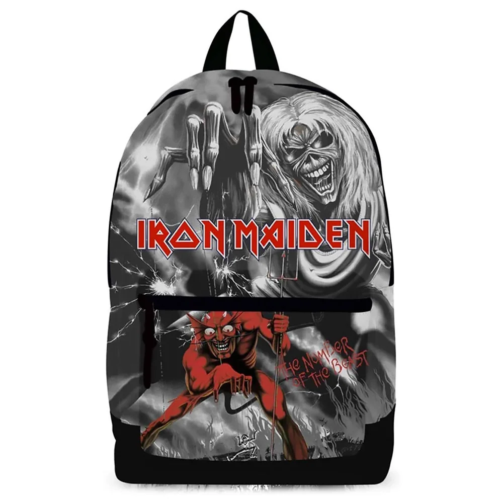 Sac à Dos Le Nombre De La Bête Rock Sax Iron Maiden Image 1