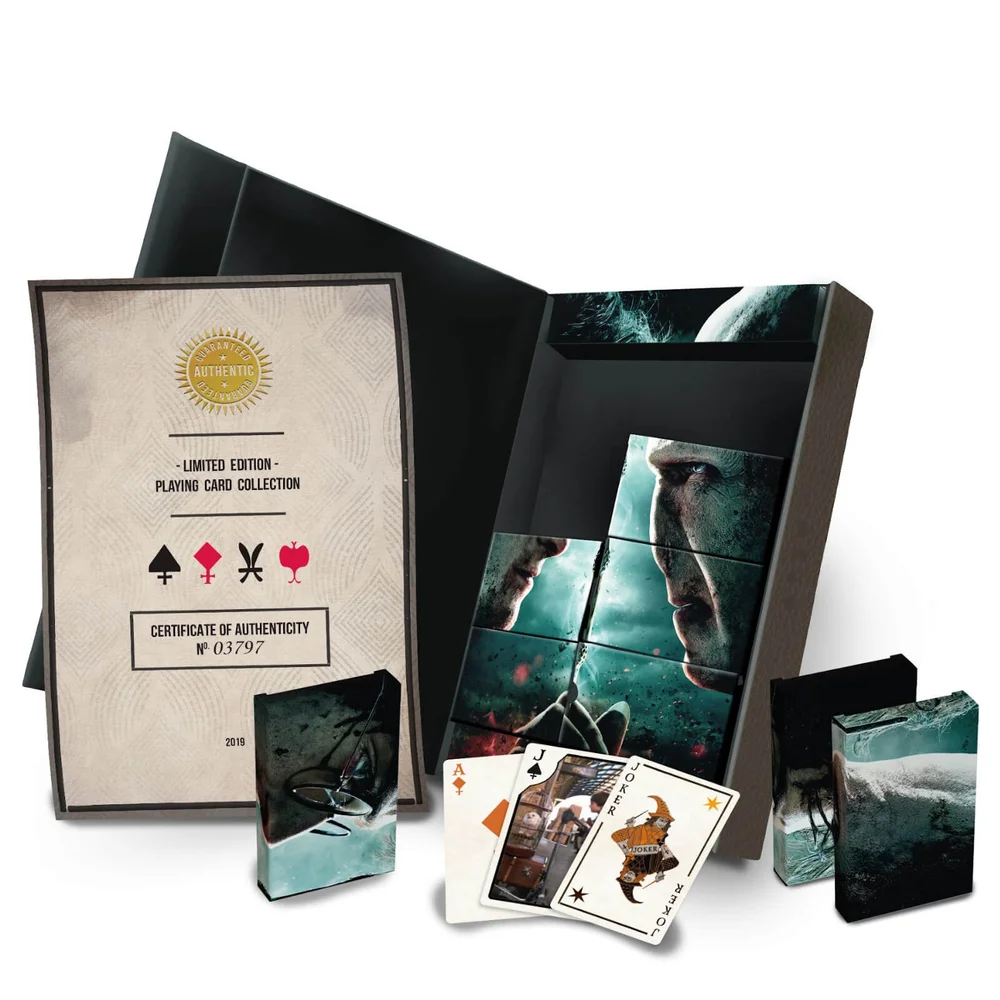 Ensemble 8 Jeux de Cartes à Jouer Collector Cartamundi Harry Potter, Édition Officielle Limitée Image 1