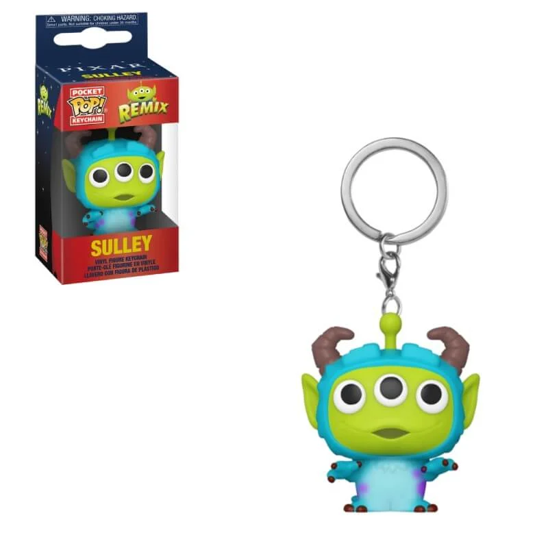 Disney Pixar Alien déguisé en Sulley Pop ! Porte-clés Image 1