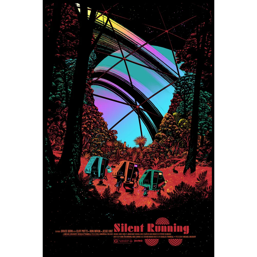 Silent Running Foil Variant Screenprint Art by Raid71 Image 1