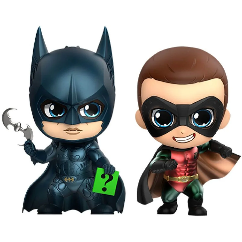 Hot Toys Batman Forever Mini Figurines Cosbaby Batman et Robin 11 cm Pack de 2 Image 1
