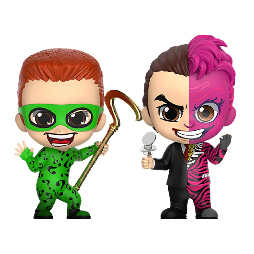 Hot Toys Batman Forever Mini Figurines Cosbaby Sphinx et Two-Face 11 cm Pack de 2 Image 1