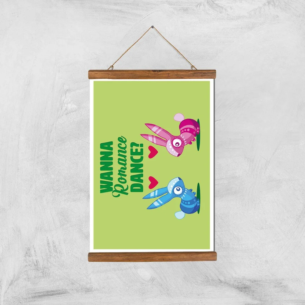 Viva Piñata Wanna Romance Dance Rabbit Art Print Giclee Art Print - A3 - Wooden Hanger Image 1