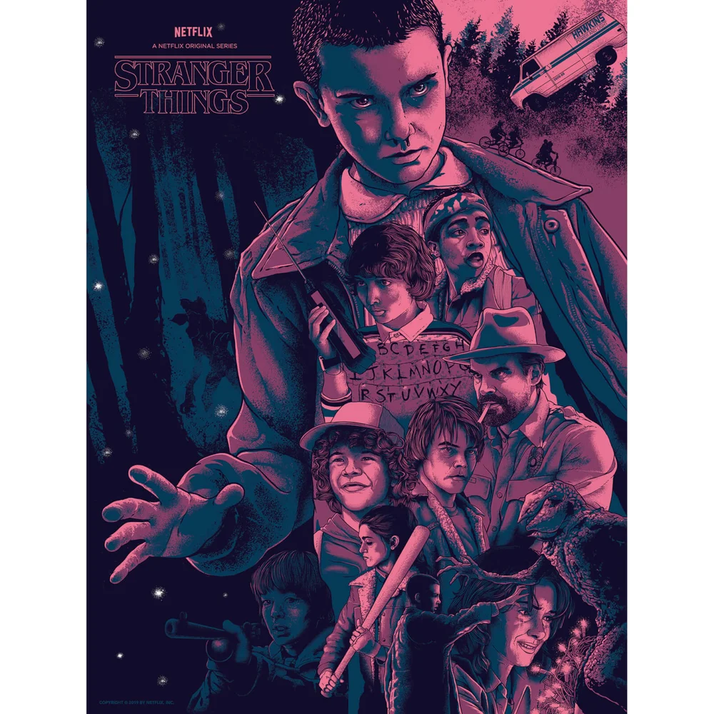 Sérigraphie Stranger Things de Nos4a2 Image 1