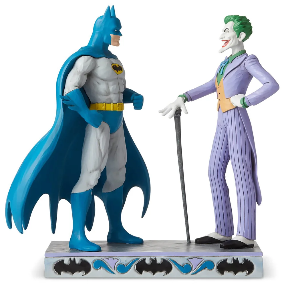 DC Comics Par Jim Shore Figurine Batman™ contre Le Joker 21.5 cm Image 1
