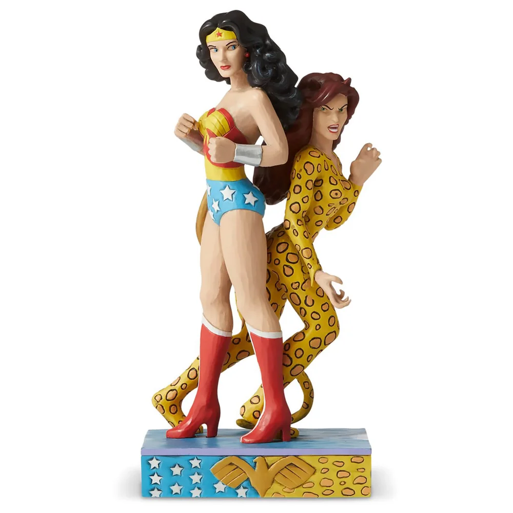 DC Comics Par Jim Shore Figurine Wonder Woman™ contre Cheetah 21.5 cm Image 1