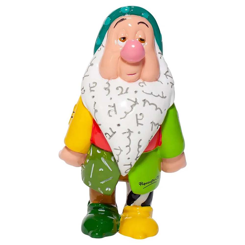 Disney by Romero Britto Sleepy Mini Figurine 9cm Image 1