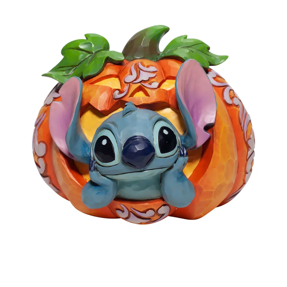 Disney Traditions Figurine Stitch dans La Lanterne de Jack-O de 10 cm Image 1