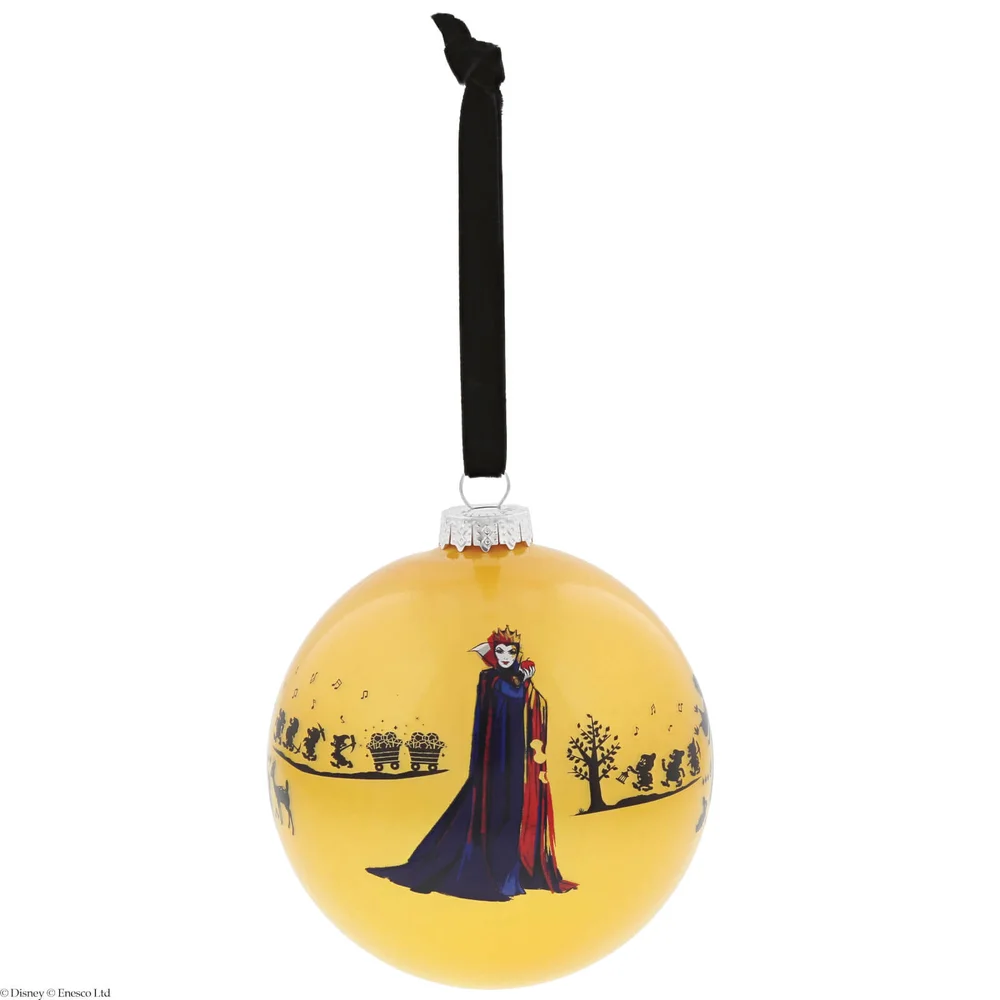 Enchanting Disney Collection Pick Your Poison (Boule de Noël Reine Sorcière) de 10 cm Image 1