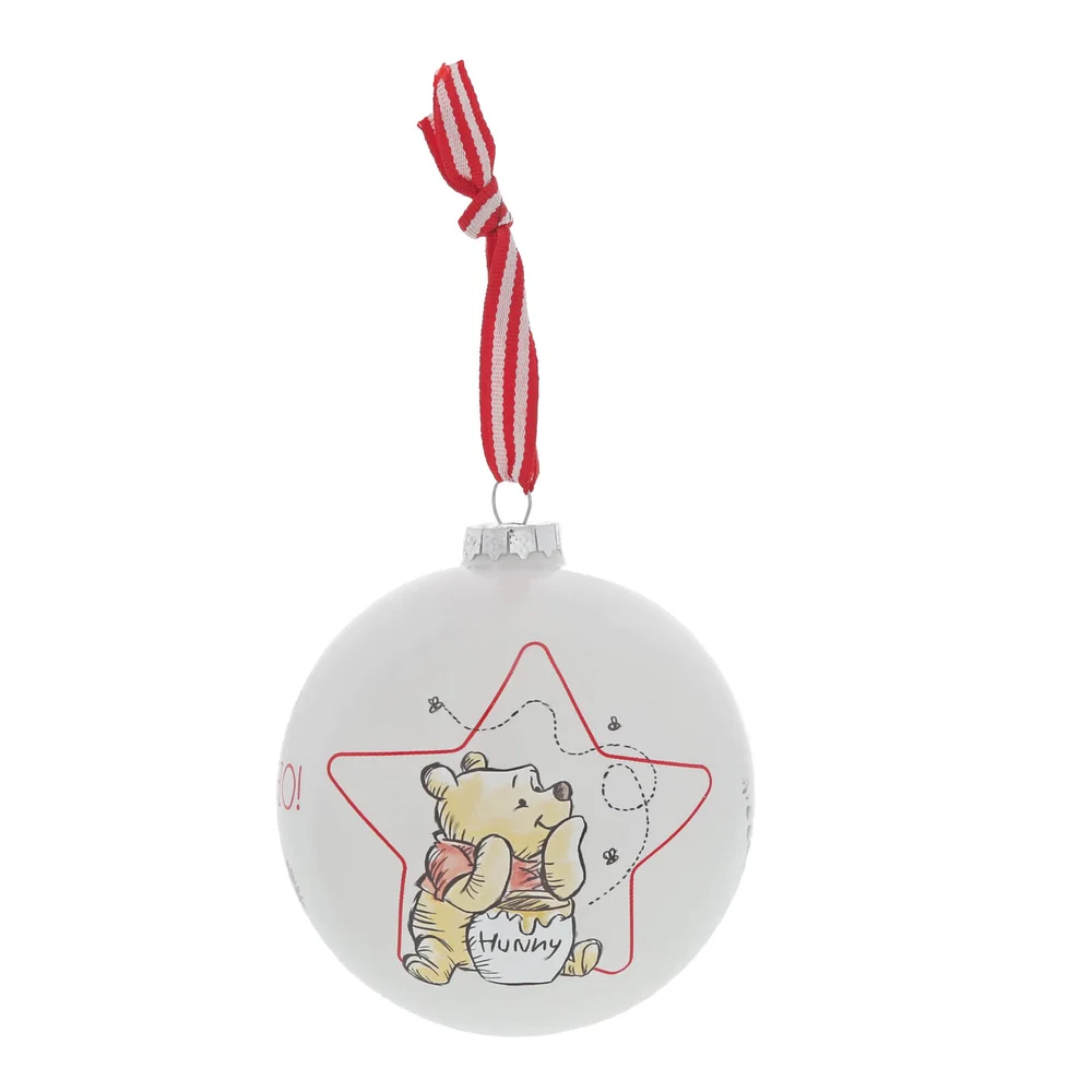 Enchanting Disney Collection Winnie the Pooh Bauble 10cm Image 1