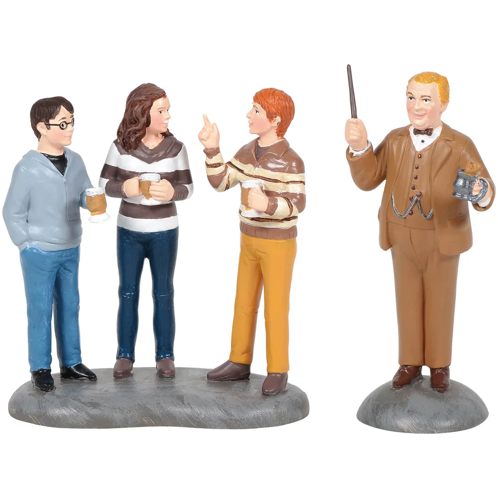 Le Village Professeur Slughorn et ses étudiants 7 cm Harry Potter Image 1