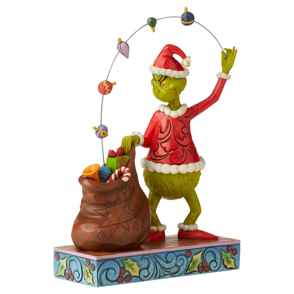 The Grinch par Jim Shore Figurine Le Grinch jonglant dans un sac 22 cm Image 1