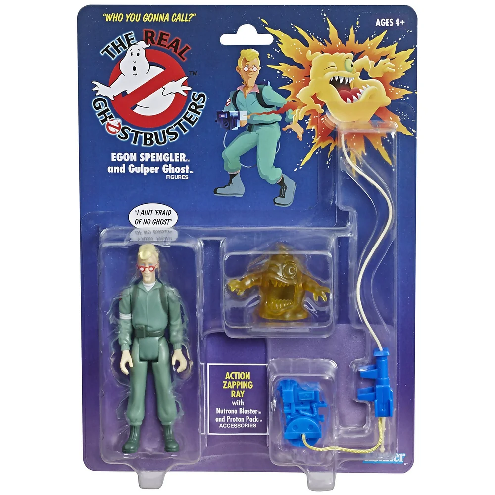 Hasbro Ghostbusters Kenner Classics Figurine articulée Egon Spengler et fantôme Avale-Tout Retro Image 1