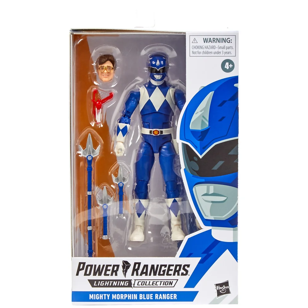 Power Rangers Lightning Collection - Figurine Mighty Morphin Ranger bleu Image 1