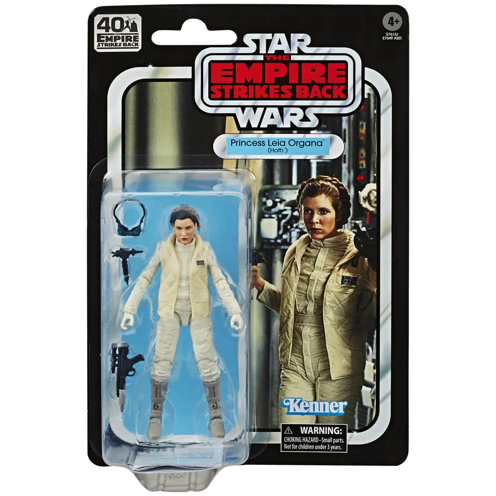 Hasbro Star Wars Série Noire Princesse Figurine articulée Leia Organa (Hoth) Jouet Image 1