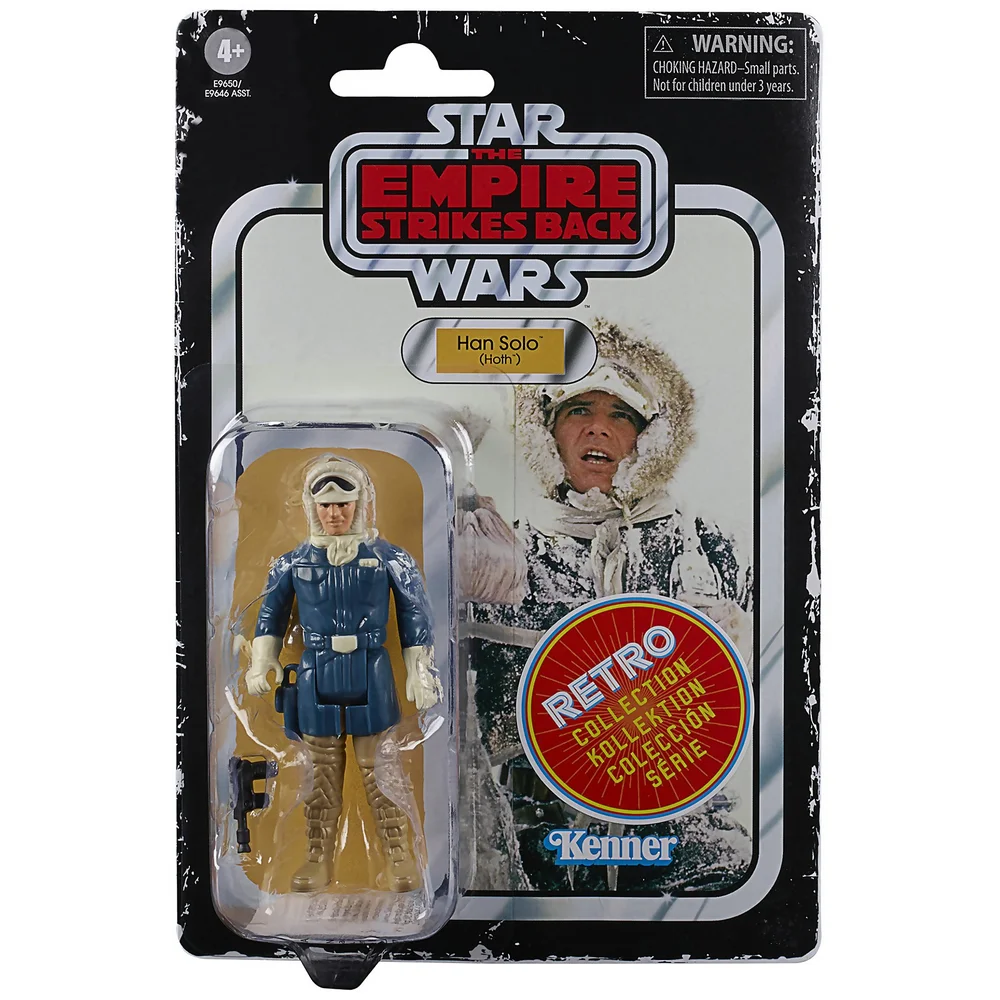 Hasbro Star Wars Retro Collection Figurine articulée Han Solo (Hoth) Jouet Image 1