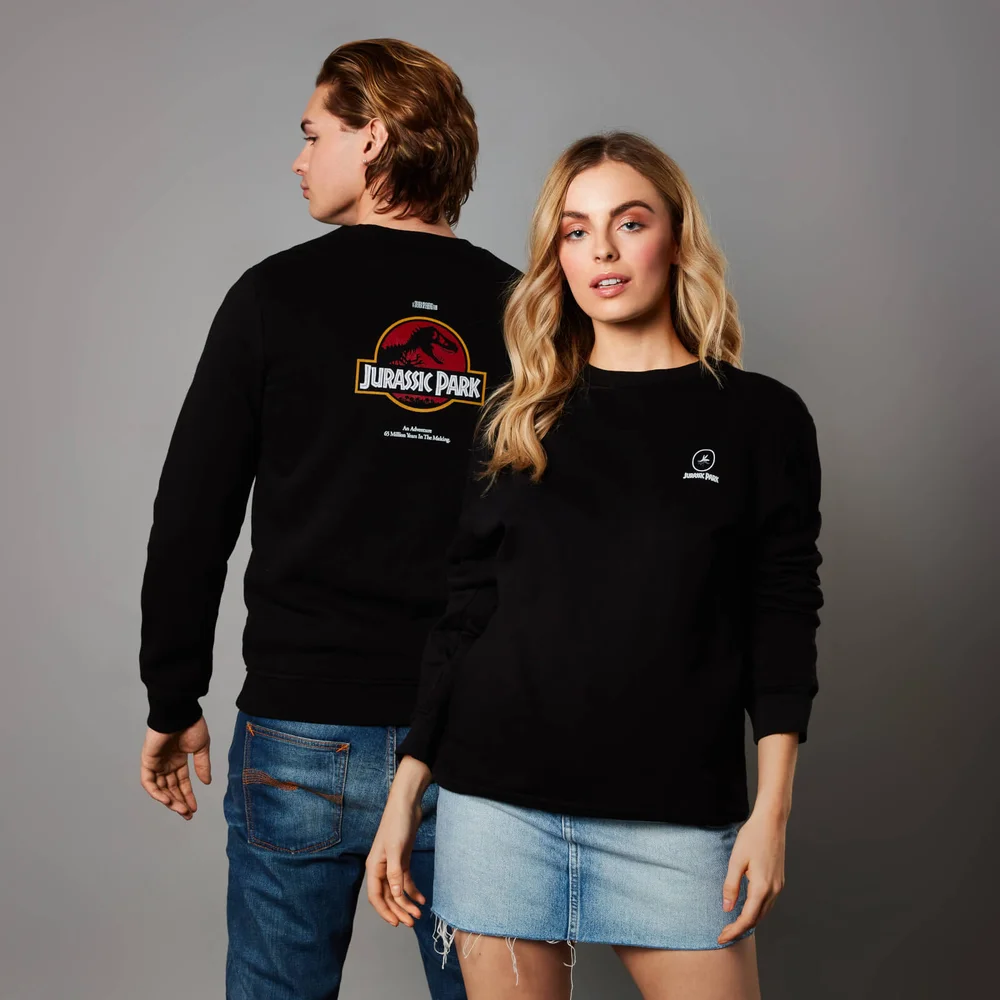 Sweat-Shirt Jurassic Park - Unisex - Noir - S Image 1