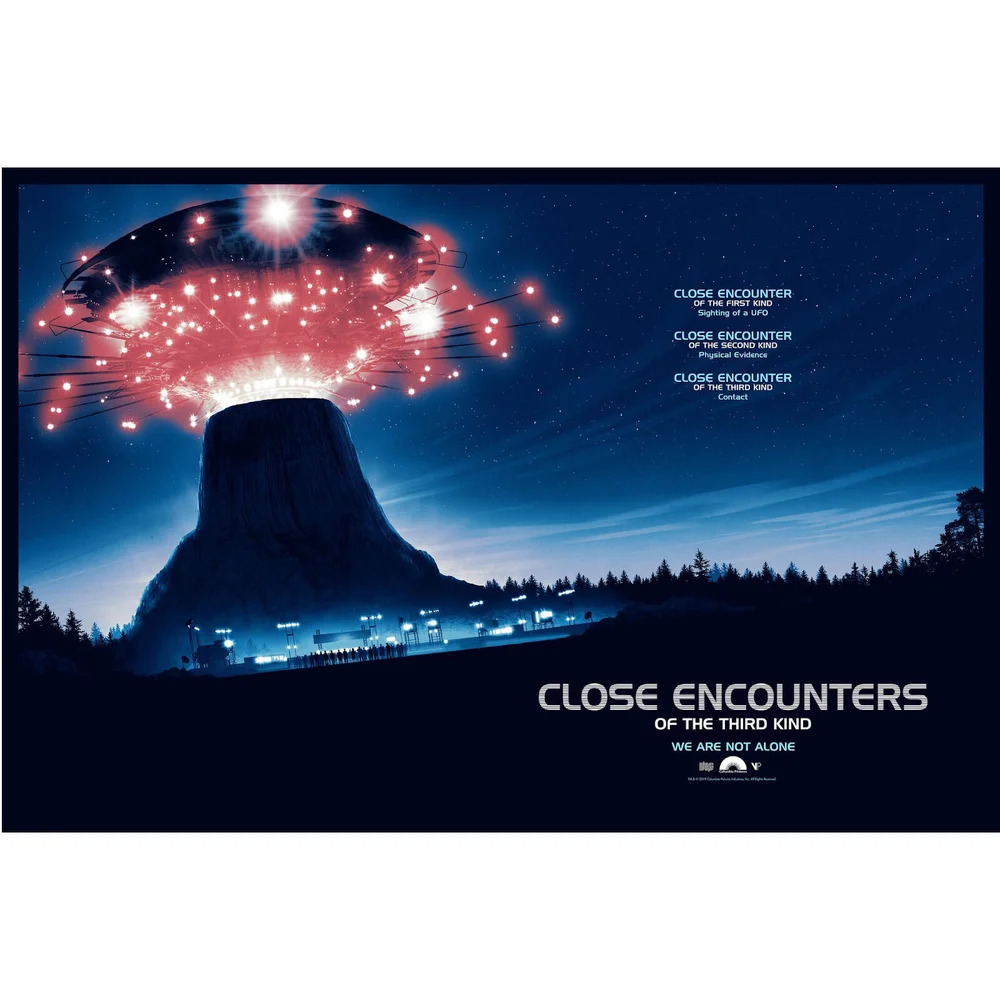 Close Encounters of the Third Kind ScreenPrint by Matt Ferguson Image 1