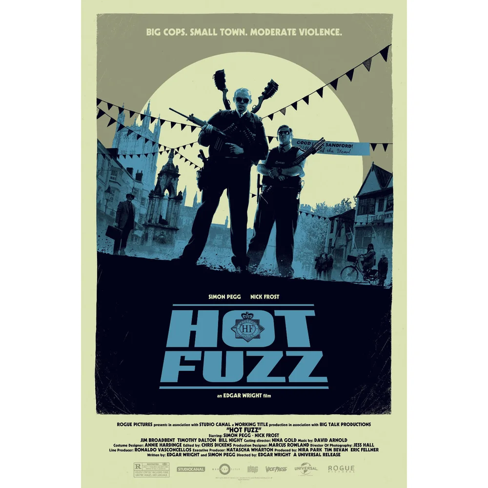 Hot Fuzz Variant sérigraphié par Matt Ferguson Image 1
