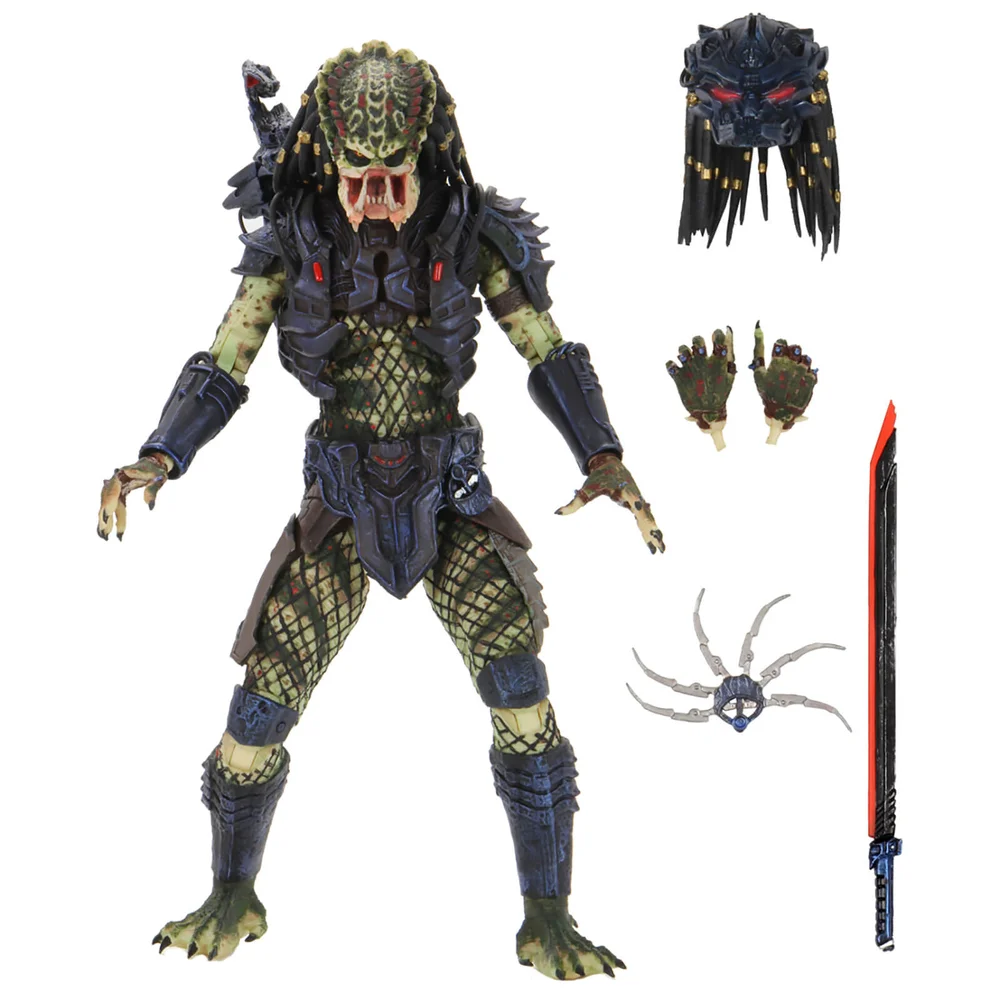 NECA Predator 2 Figurine articulée Ultimate Armored Lost Predator à l'échelle 18 cm Image 1