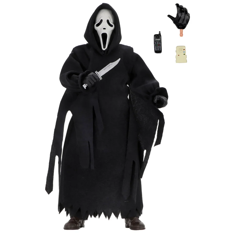 NECA Scream Ghostface 8 Inch Clothed Action Figure Image 1