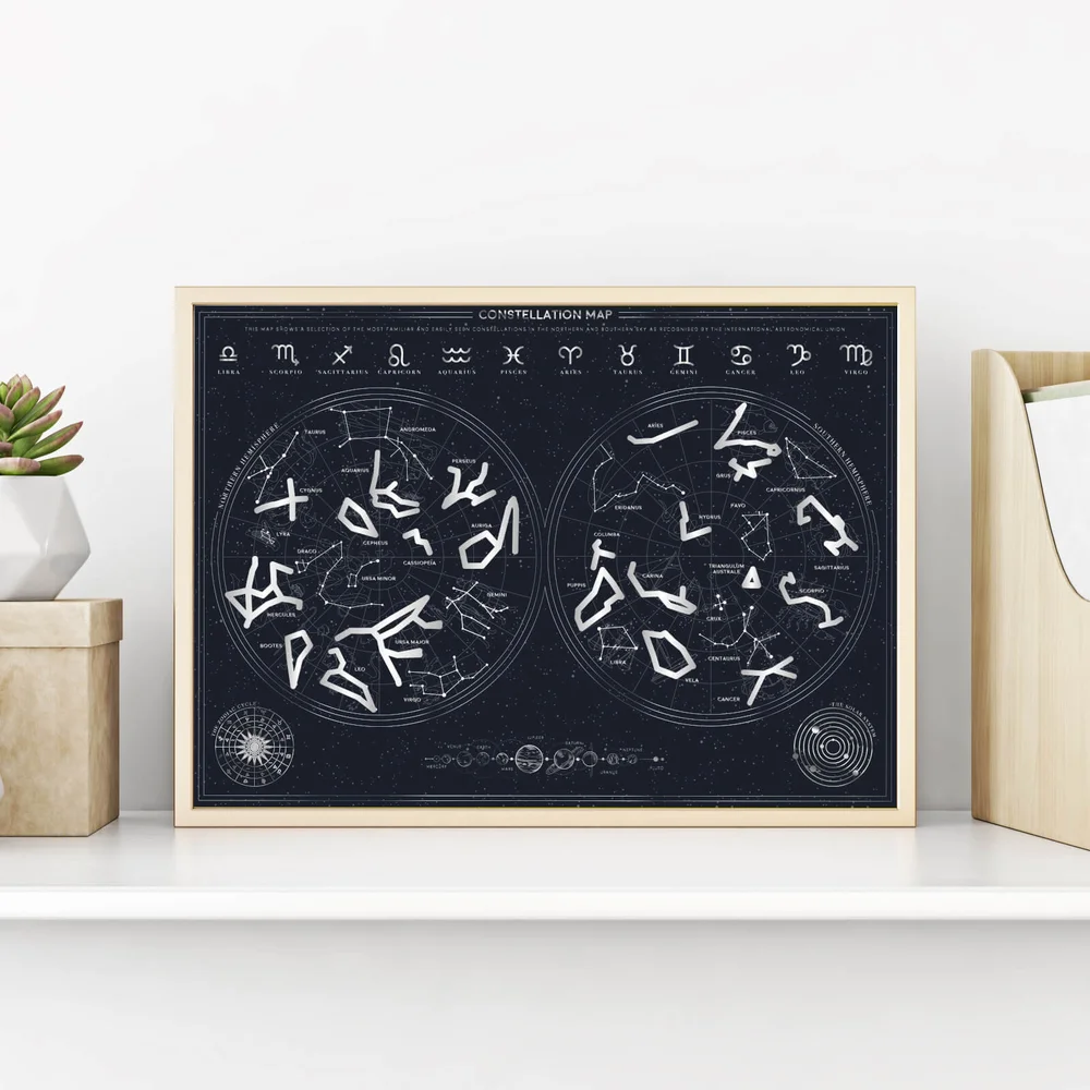 Constellation Scratch Poster Image 1