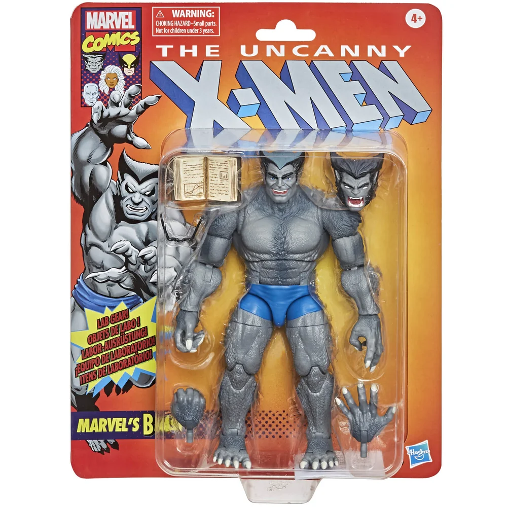 Hasbro Marvel Legends X-Men Figurine articulée Le Fauve 15 cm Collection Vintage Image 1